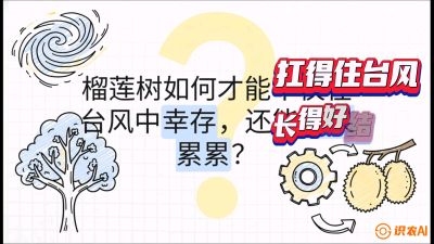 第四节：中国榴莲突围战：为生存重塑权型，抗台风矮化栽培与力学牵引，课程：《国产榴莲突围战：从泰国经验到中国实操的8堂必修课（高阶实战版）》