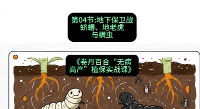 第04节：地下保卫战&mdash;&mdash;蛴螬、地老虎与螨虫 ，课程：《卷丹百合&ldquo;无病高产&rdquo;植保实战课》#识农AI