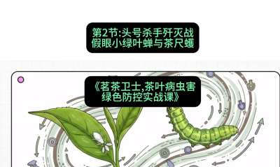 第02节：头号杀手歼灭战&mdash;&mdash;假眼小绿叶蝉与茶尺蠖，课程：《茗茶卫士&mdash;&mdash;茶叶病虫害绿色防控实战课》#识农AI