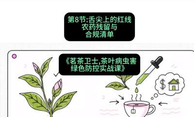 第08节：舌尖上的红线&mdash;&mdash;农药残留与合规清单，课程：《茗茶卫士&mdash;&mdash;茶叶病虫害绿色防控实战课》#识农AI