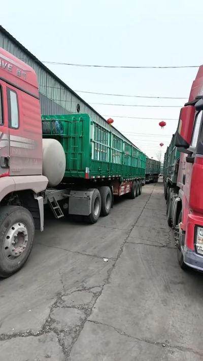 2月23号，源沃肥业排队装车中